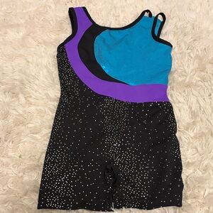 Danskin Colorful Gymnastics Leotard